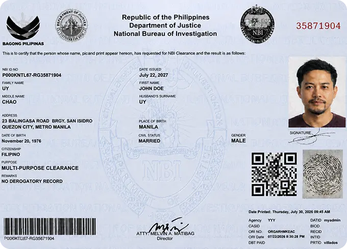 NBI Clearance