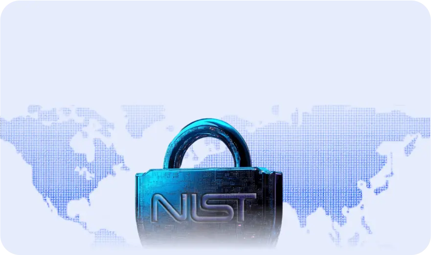 Bersertifikat <span class="text-blue-500">NIST FATE PAD</span>