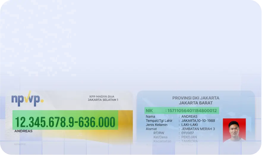 <span class="text-blue-500">Validasi Silang</span> NIK & NPWP