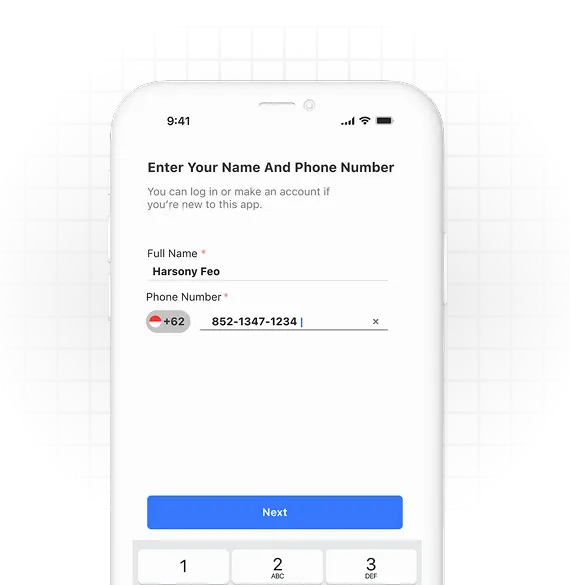 User opens your app