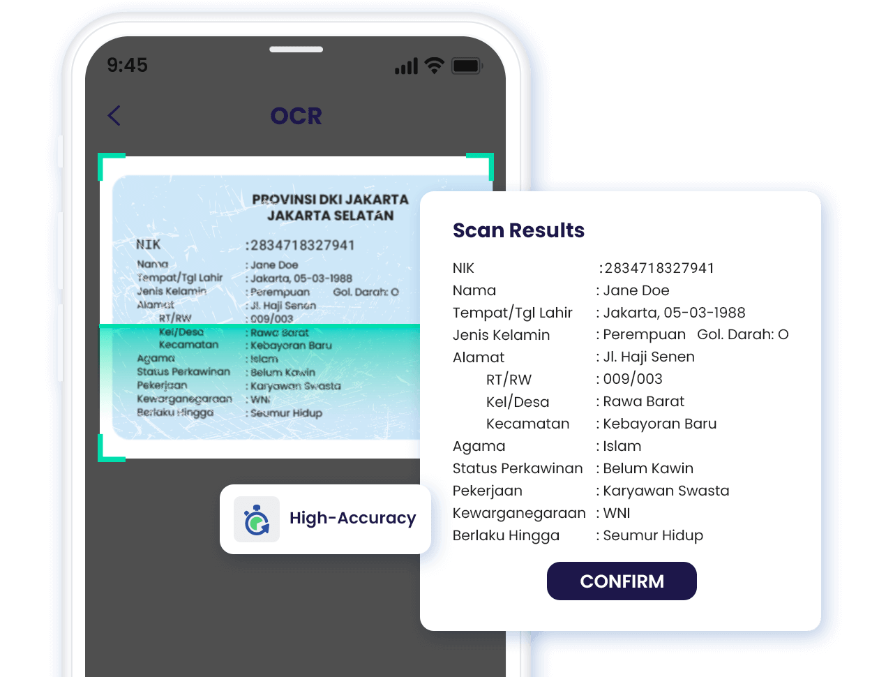 Has a high accuracy rate of up to 98%