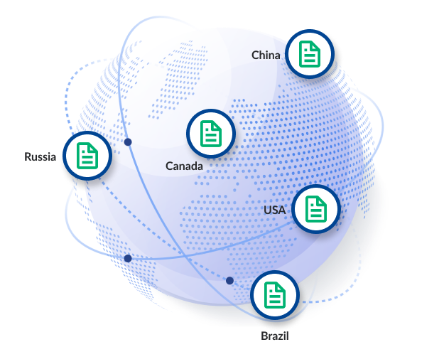 Icon Verihubs Terhubung dengan Database Terpercaya dan Terlengkap hingga ke Internasional: